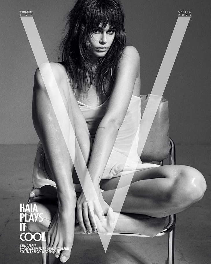 Kaia Gerber Covers V Magazine Spring 2024 Limited Edition Issue