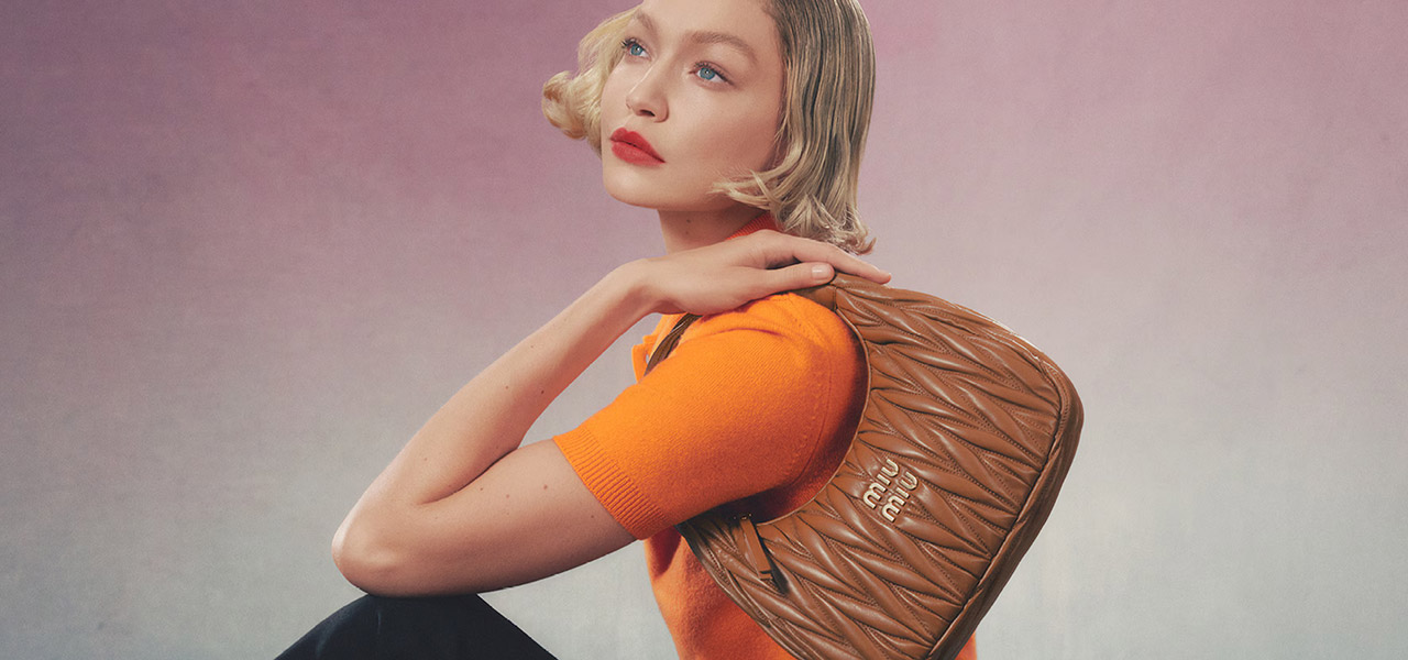 Gigi Hadid is the Face of Miu Miu 2024 Bag Collection