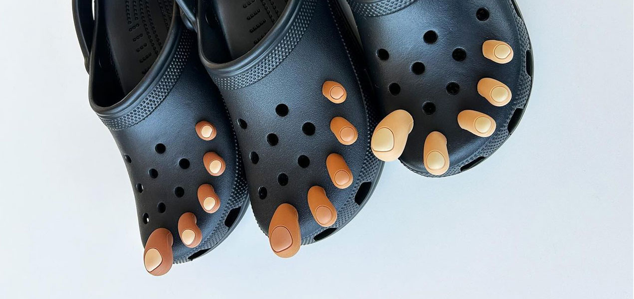 Crocs Introduces Toe Jibbitz: Toes for Your Footwear