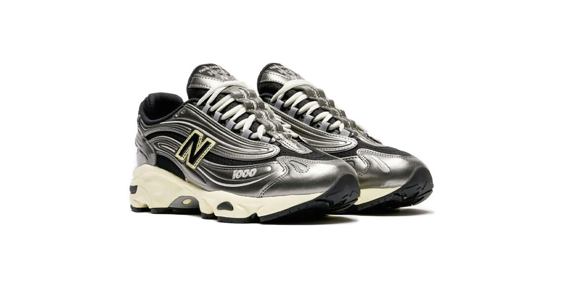 New Balance 1000 Sneaker In Silver Metallic Revealed