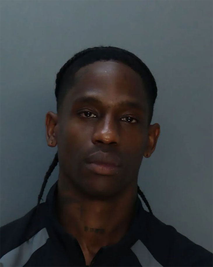 Travis Scott Miami Arrest