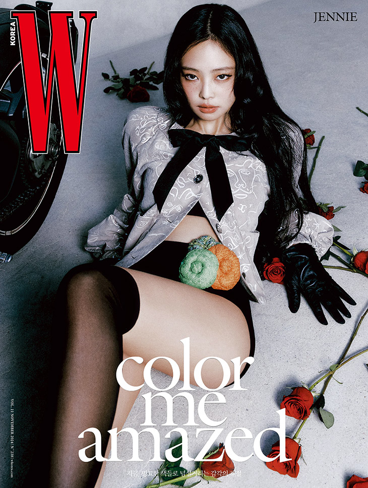 Blackpink Member Jennie Kim Poses for W Korea November 2024 Issue