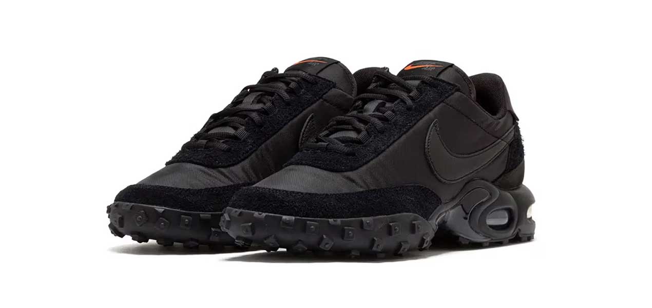 Nike Air Max Waffle Racer Drops in Sleek Triple Black