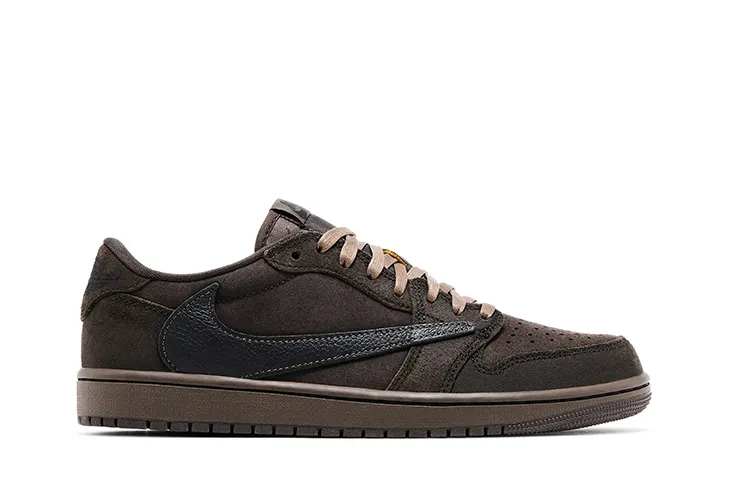 Travis Scott Jordan 1 Low Velvet Brown Releases in Time for Christmas 2024